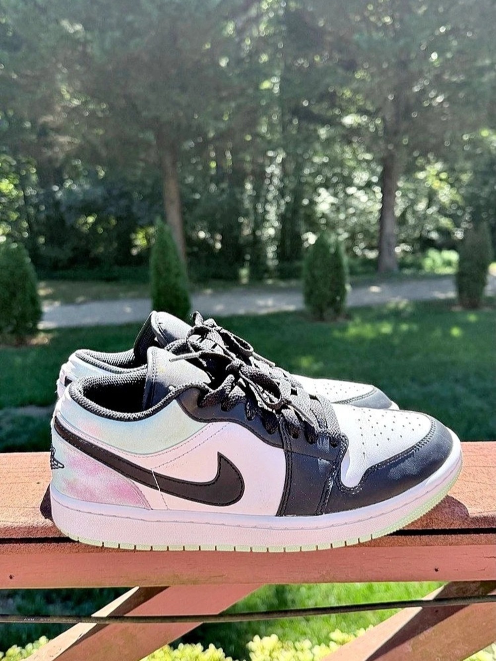 Air Jordan 1 Low SE "Tie-Dye" (Style Code: DM1199-100) in a US Men's Size 8 / UK
